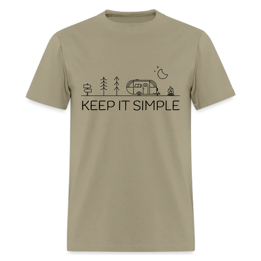 Keep It Simple T shirts,summer holiday gifts , Adventure ,Traveler Camper unisex T shirts
