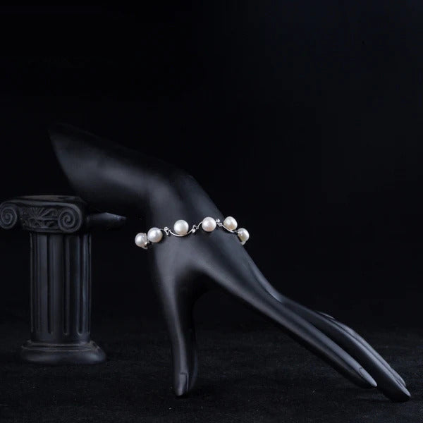 White Gold Pearl Dainy women's Dainy Bracelet