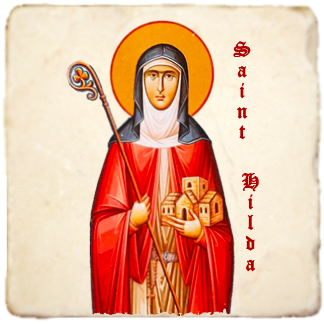 St.Hilda Icon,Women Saint,Marble Icon,Handmade,Prayer gift,Christian Icon