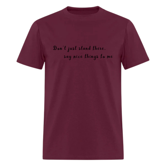 Don't Just Stand There,Music Tshirt