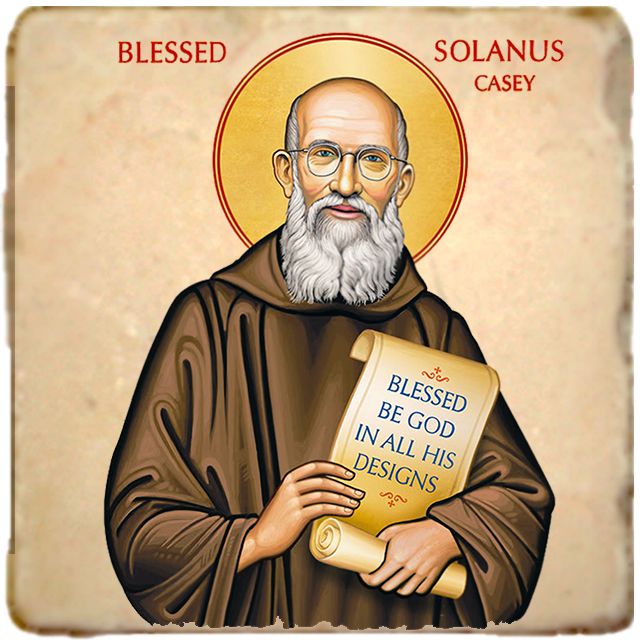 St.Blessed Solanus Casey Icon,Men Saints,Marble Icon,Handmade,Prayer gift,Christian Icon