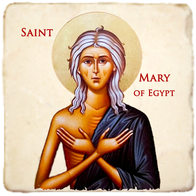St.Mary of Egypt Icon,Women Saint,Marble Icon,Handmade,Prayer gift,Christian Icon