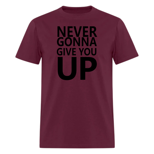 Never Gonna Give You Up, Music Tshirt