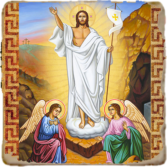 Christ Victorious Icon,Marble Icon,Handmade,Prayer gift,Christian Icon