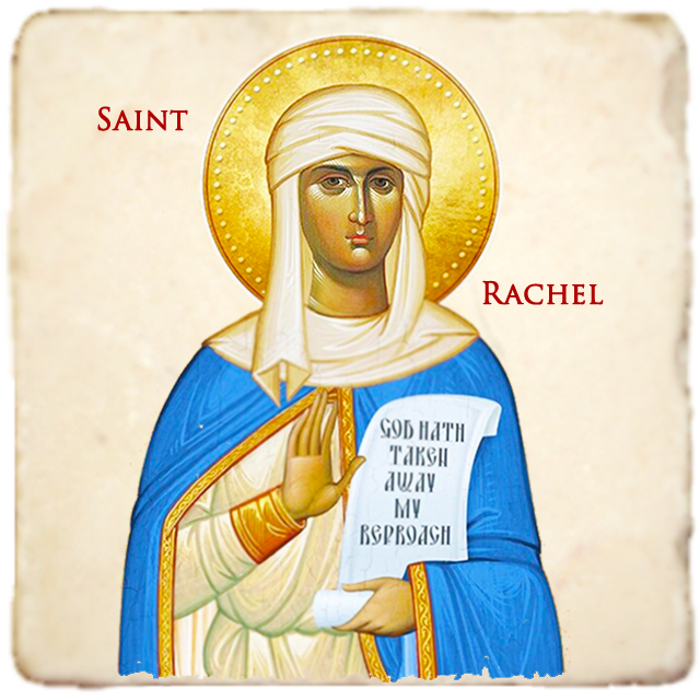 St.Rachel Icon,Women Saint,Marble Icon,Handmade,Prayer gift,Christian Icon
