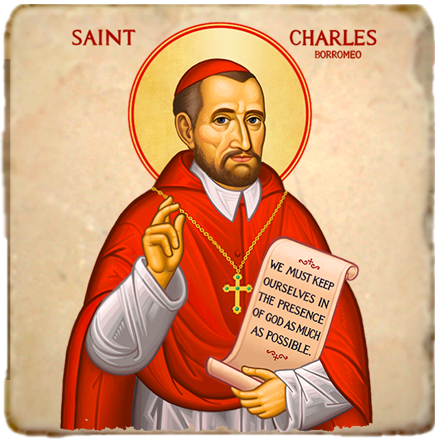 St.Charles Borromeo Icon,Men Saints,Marble Icon,Handmade,Prayer gift,Christian Icon