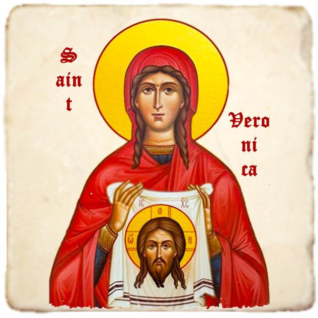 St.Veronica Icon,Women Saint,Marble Icon,Handmade,Prayer gift,Christian Icon