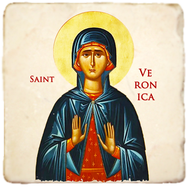St.Veronica saint of photographers,and laundry workers Icon,Women Saint,Marble Icon,Handmade,Prayer gift,Christian Icon