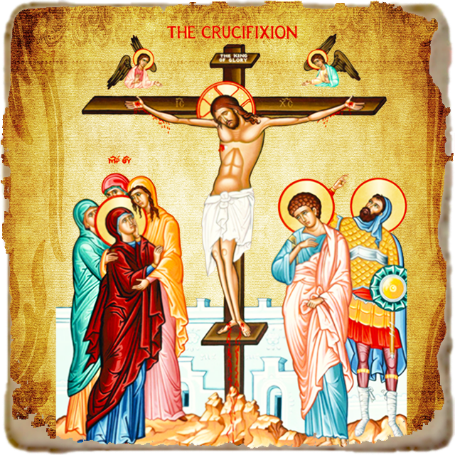Crucifixion Icon,Marble Icon,Handmade,Prayer gift,Christian Icon