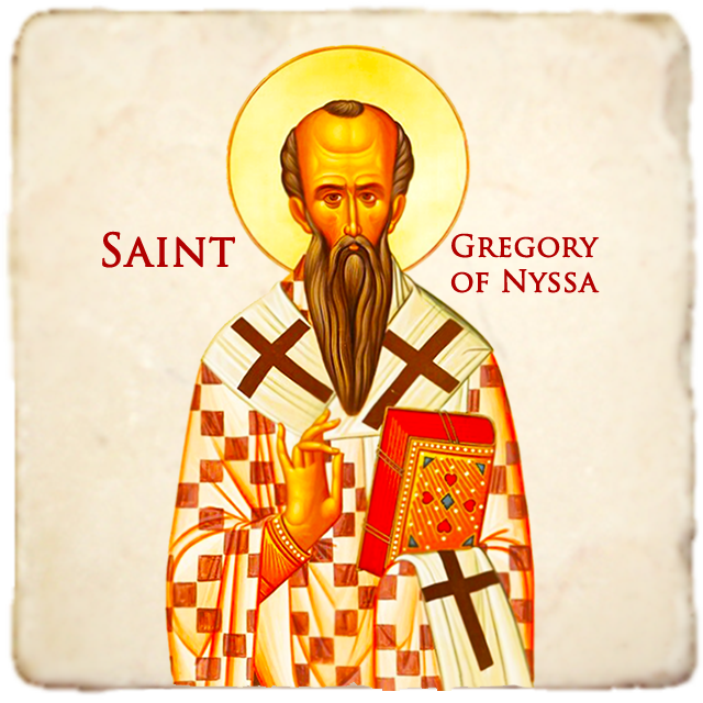 St.Gregory of Nyssa Icon,Men Saints,Marble Icon,Handmade,Prayer gift,Christian Icon