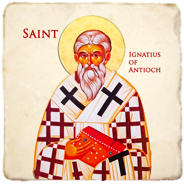 St.Ignatius of Antioch Icon,Men Saints,Marble Icon,Handmade,Prayer gift,Christian Icon