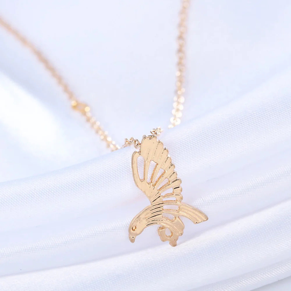 Hawk Gold Necklace Minimalist Necklace