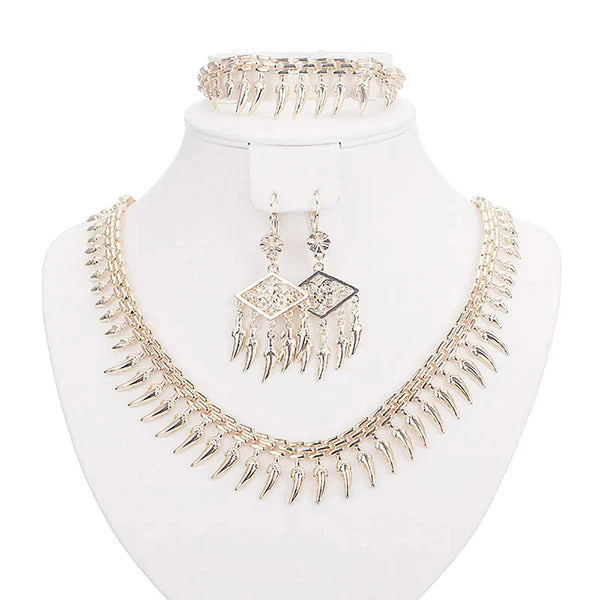 14K gold design women’s jewelry set