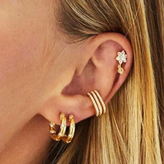 Small Circle Hoop Earrings