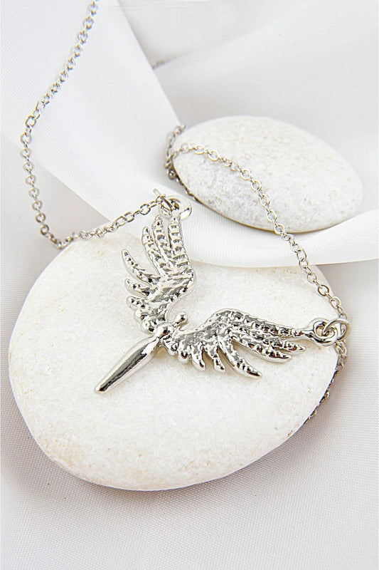 Silver Angel Necklace