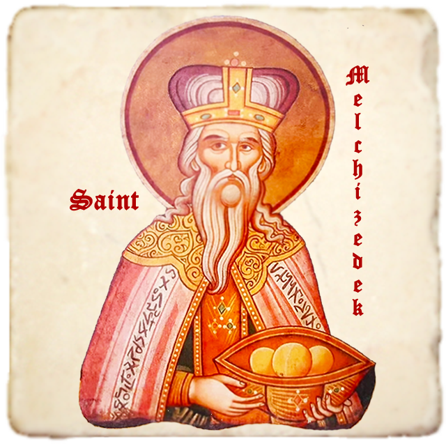 St.Melchizedek Icon,Men Saints,Marble Icon,Handmade,Prayer gift,Christian Icon