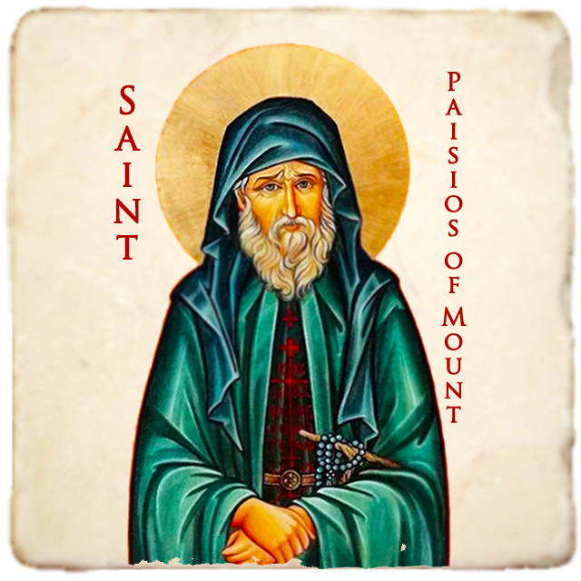 St.Paisios Icon,Men Saints,Marble Icon,Handmade,Prayer gift,Christian Icon