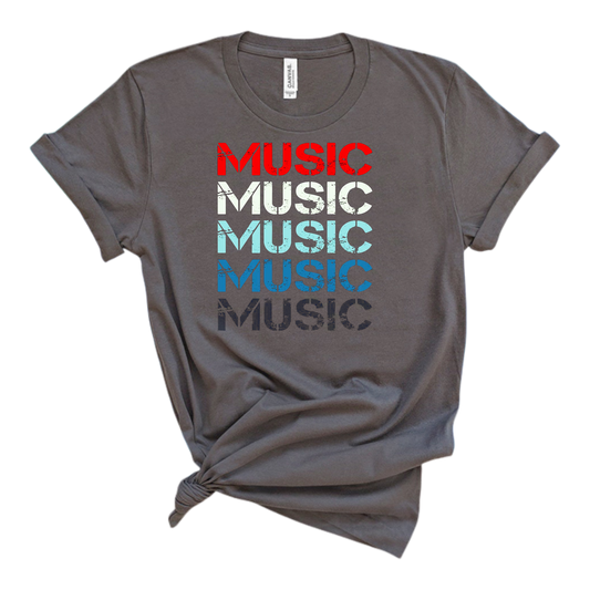 Music Classic Vintage Retro Music T shirt