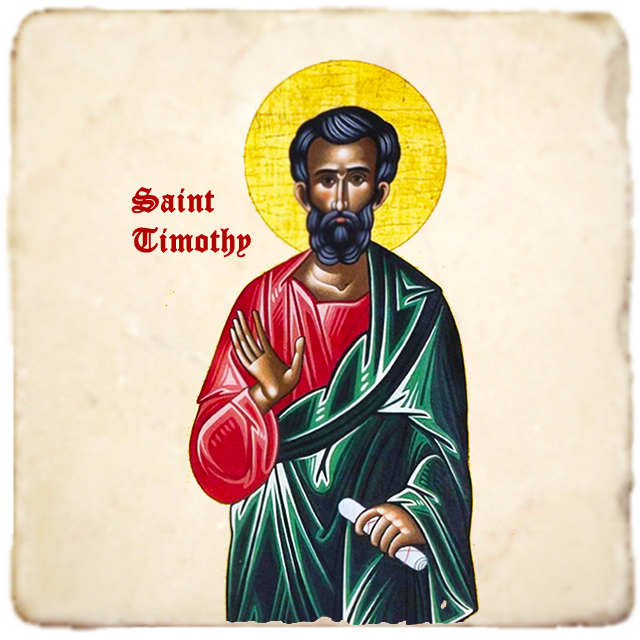 St.Timothy Icon,Men Saints,Marble Icon,Handmade,Prayer gift,Christian Icon