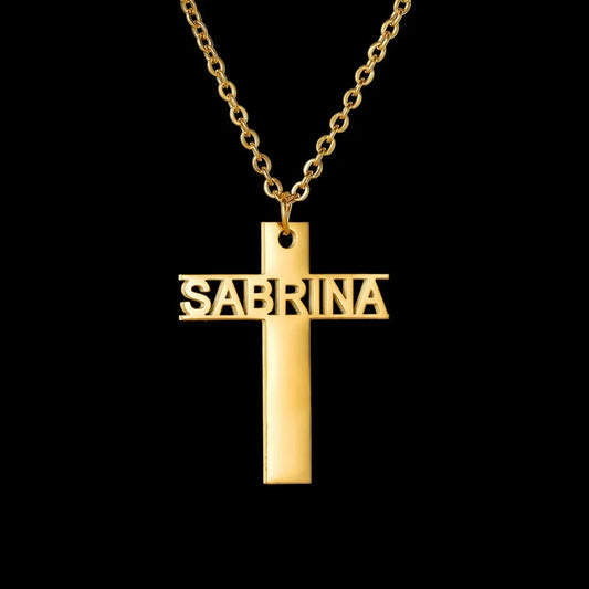Custom Cross Pendant Necklace - Denoss