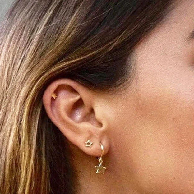 Dainty Star Stud Earrings