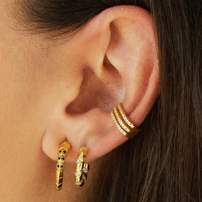 Small Circle Hoop Earrings
