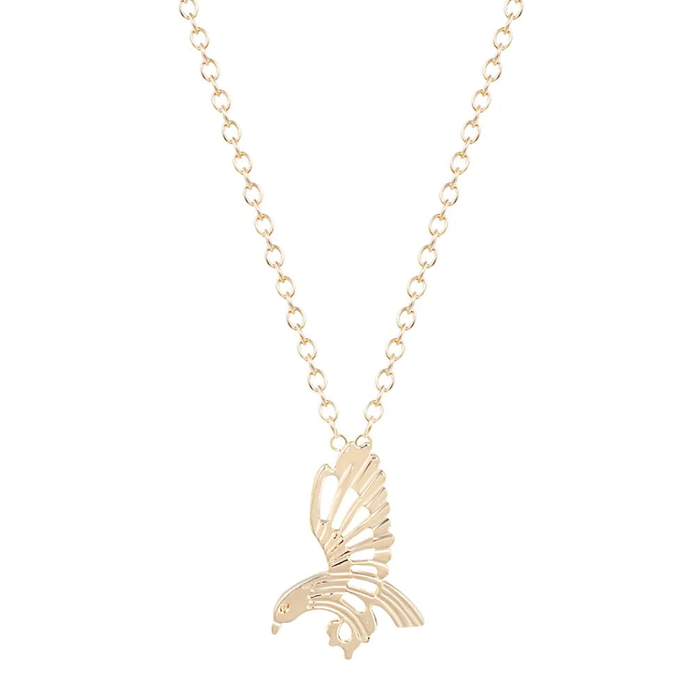 Hawk Gold Necklace Minimalist Necklace
