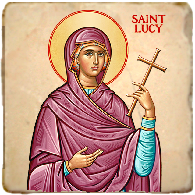 St.Lucy Icon,Women Saint,Marble Icon,Handmade,Prayer gift,Christian Icon