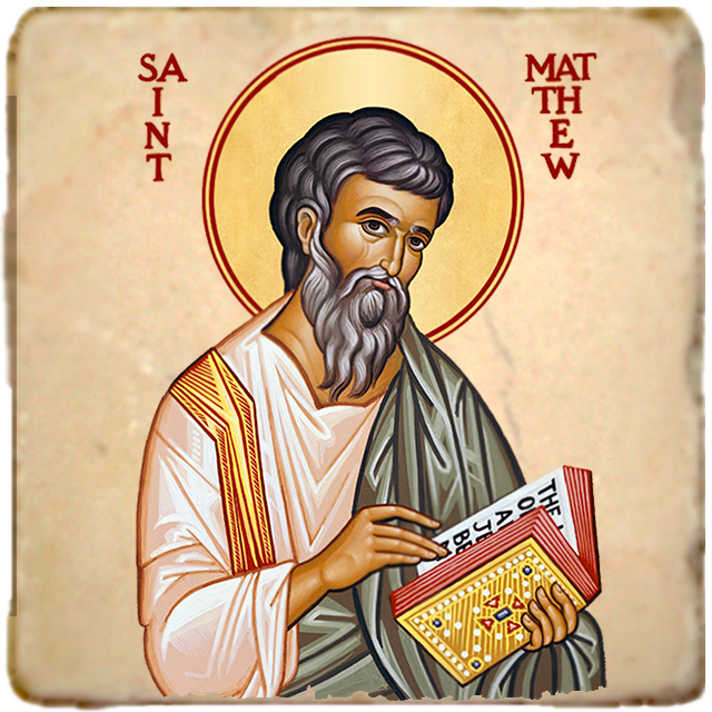 St.Matthew Icon,Men Saints,Marble Icon,Handmade,Prayer gift,Christian Icon