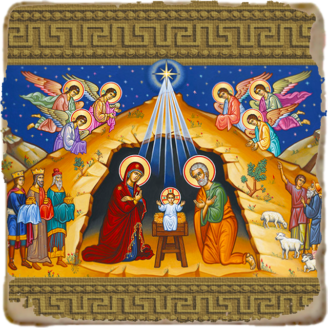 O Holy Night Icon,Marble Icon,Handmade,Prayer gift,Christian Icon