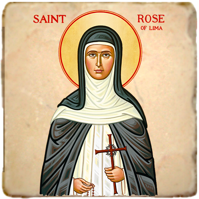St.Rose of Lima Icon,Women Saint,Marble Icon,Handmade,Prayer gift,Christian Icon