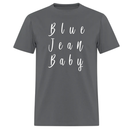 Blue Jean Baby,lyric Music Tshirt