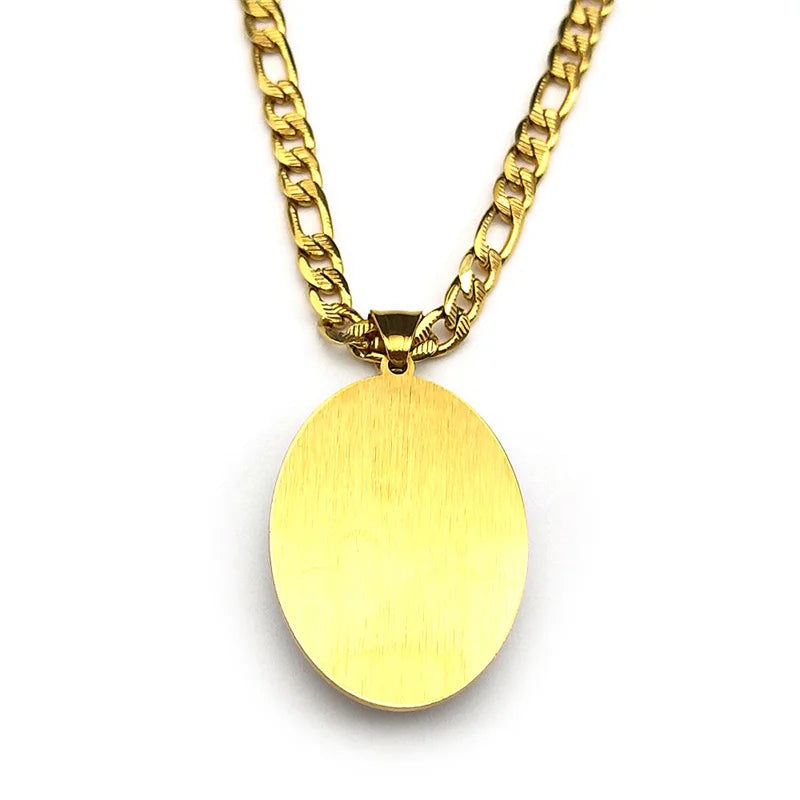 Virgin Mary With Baby Jesus Christian Gift Necklace