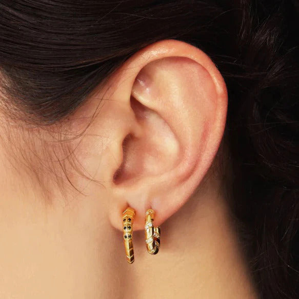 Small Circle Hoop Earrings