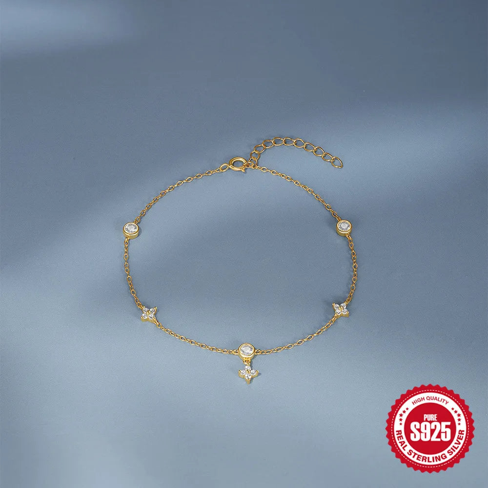 Crystal Gold Bracelet Fine Jewelry