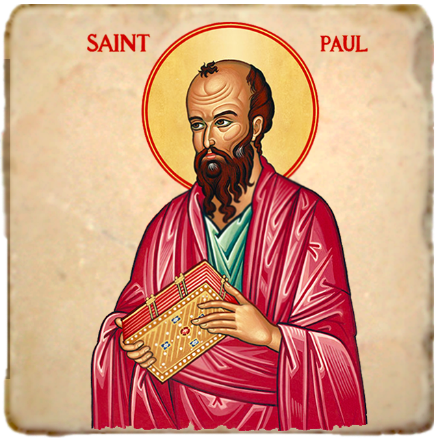St.Paul Icon,Men Saints,Marble Icon,Handmade,Prayer gift,Christian Icon