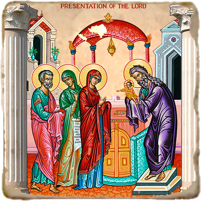 Presentation of the Lord Icon,Marble Icon,Handmade,Prayer gift,Christian Icon