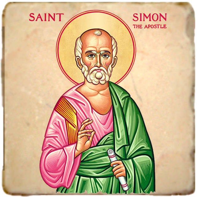 St.Simon the Zealot Icon,Men Saints,Marble Icon,Handmade,Prayer gift,Christian Icon