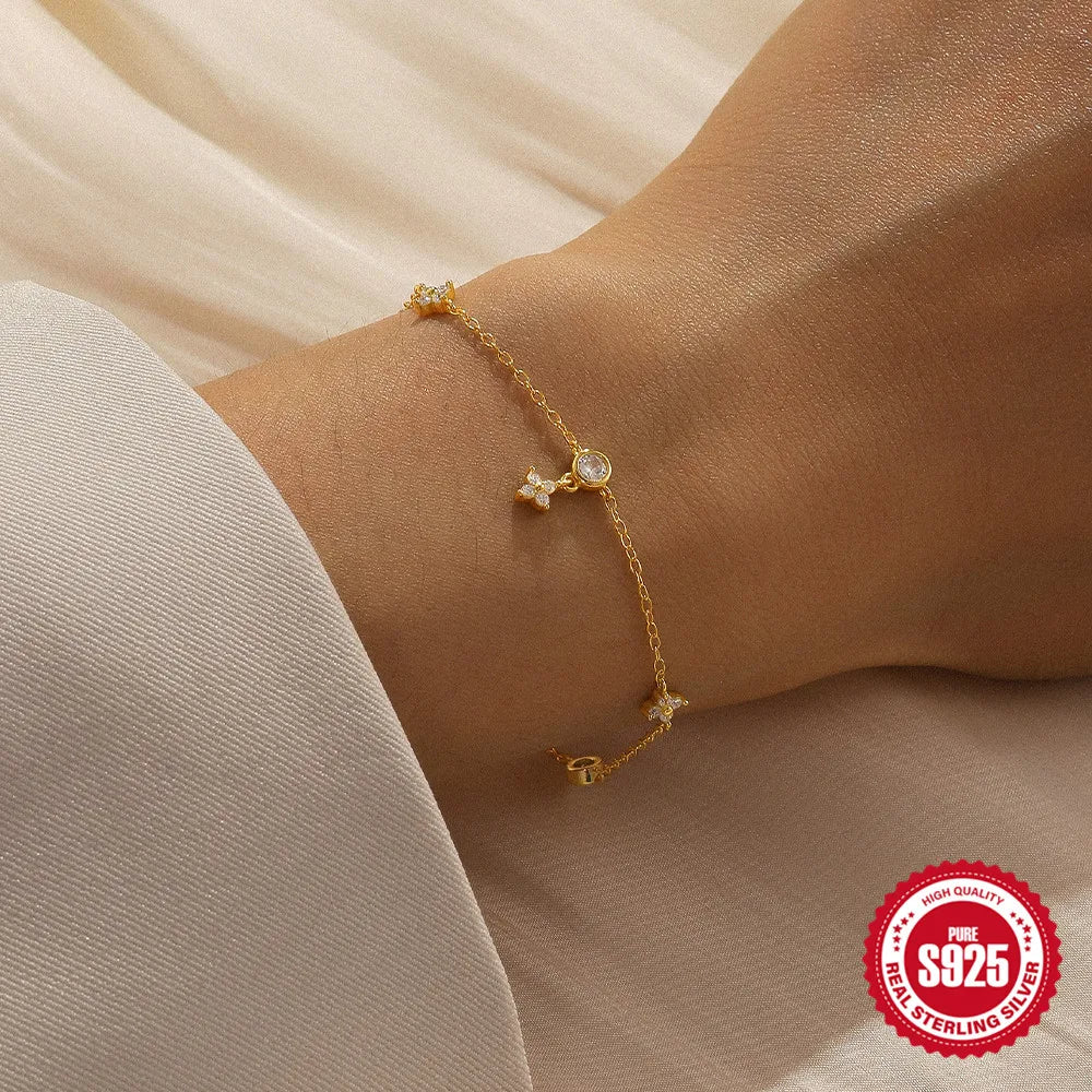 Crystal Gold Bracelet Fine Jewelry
