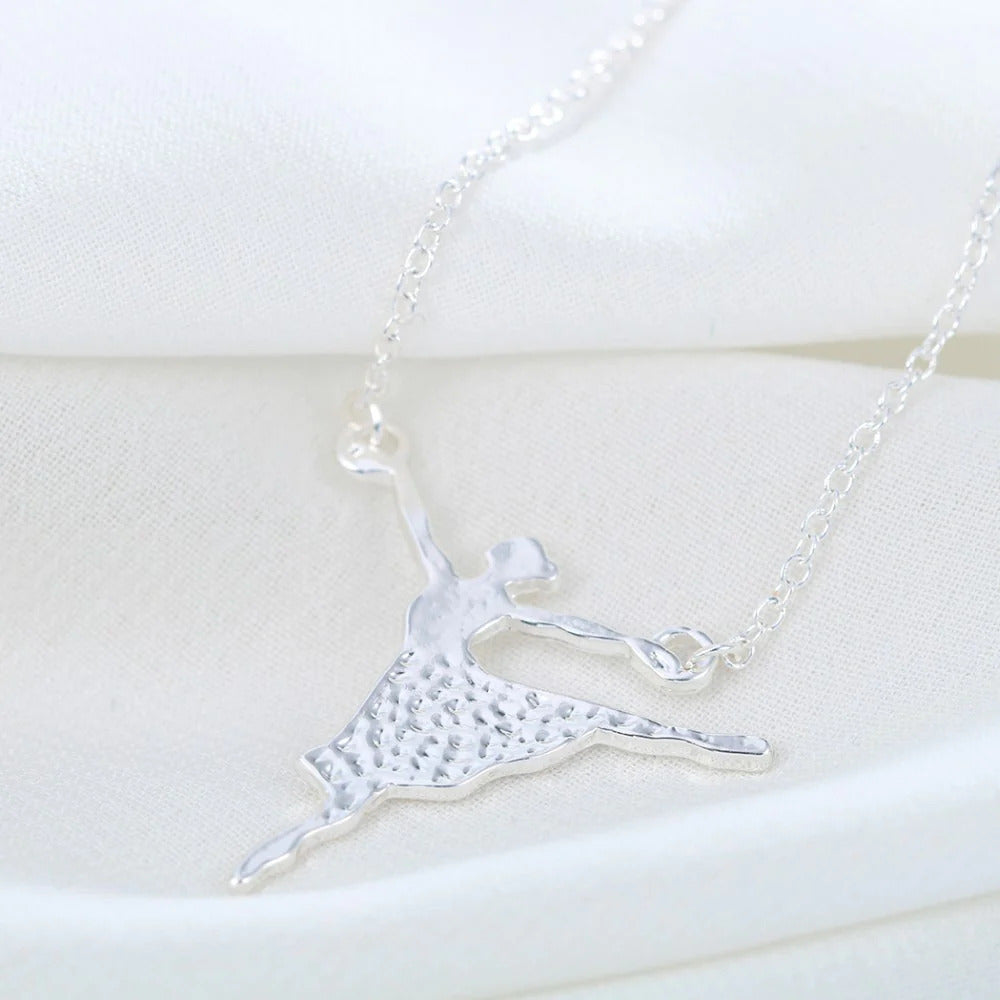 Ballerina Silver Necklace
