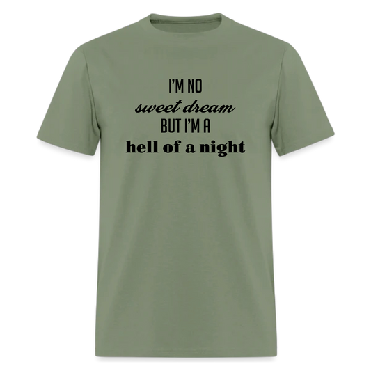 Halsey Tshirt,No Sweet Dream But Hell Of A Night lyric Tshirt