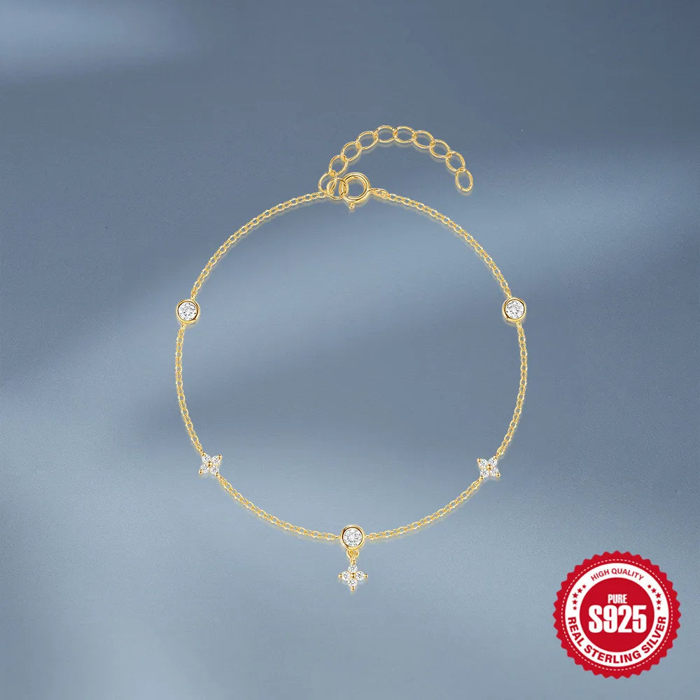 Crystal Gold Bracelet Fine Jewelry
