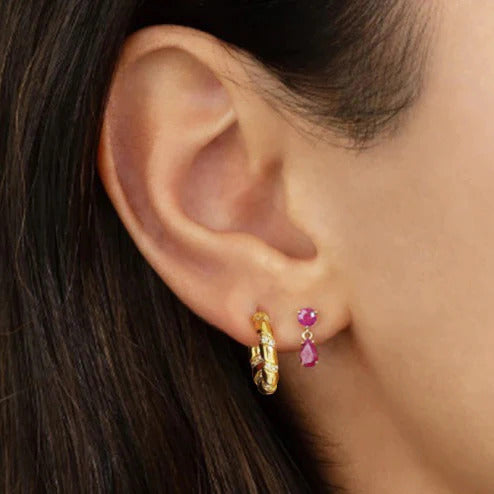 Small Circle Hoop Earrings