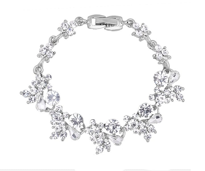 Gold plated floral women’s bracelet