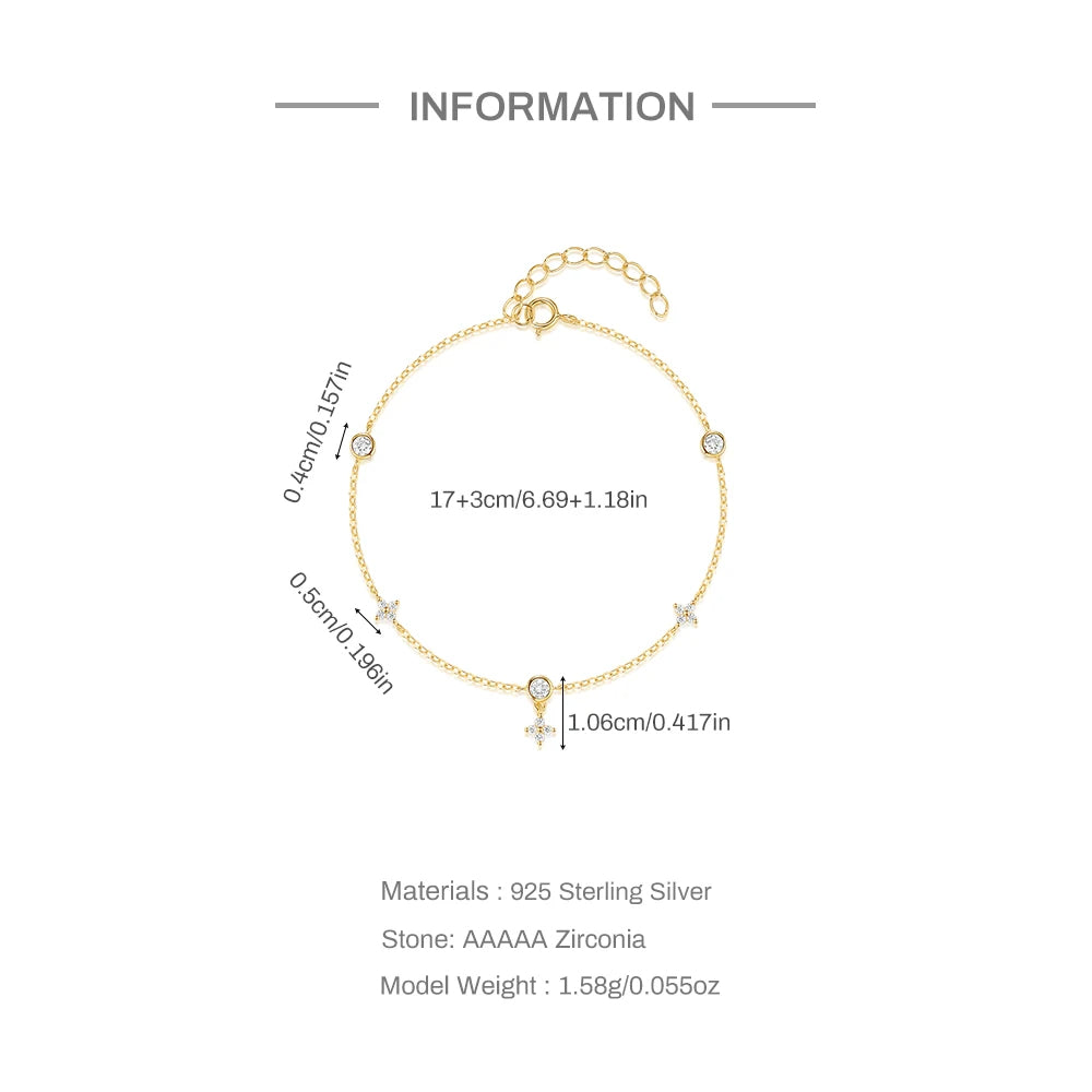 Crystal Gold Bracelet Fine Jewelry