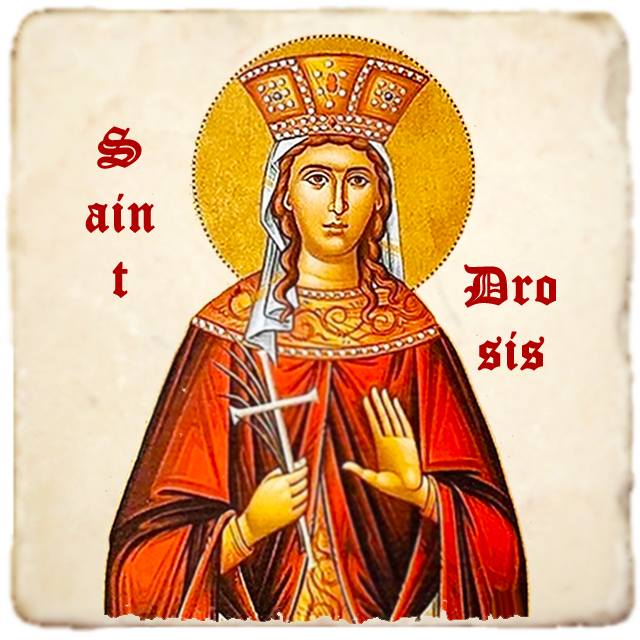 St.Drosis Seton Icon,Women Saint,Marble Icon,Handmade,Prayer gift,Christian Icon