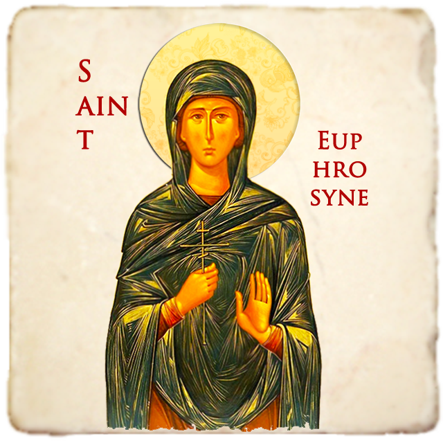 St.Euphrosene Icon,Women Saint,Marble Icon,Handmade,Prayer gift,Christian Icon