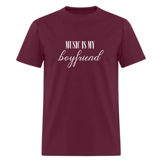 Music is my boyfriend Tshirt,Funny Music Tshirt,