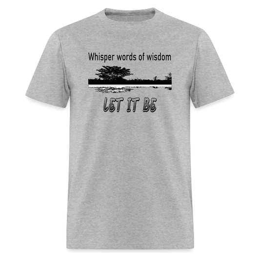 The Beatles,Let It Be Whisper Words of Wisdom T Shirt