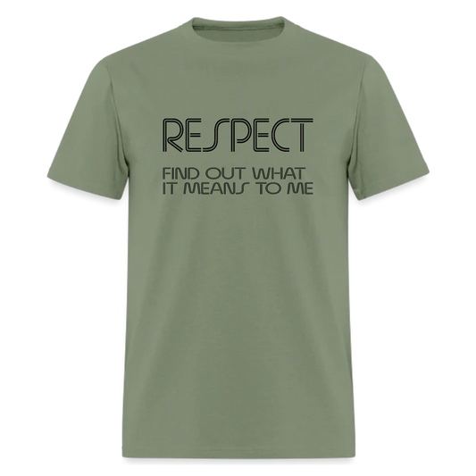 Respect ,Queen Of Soul Lyrics T shirt